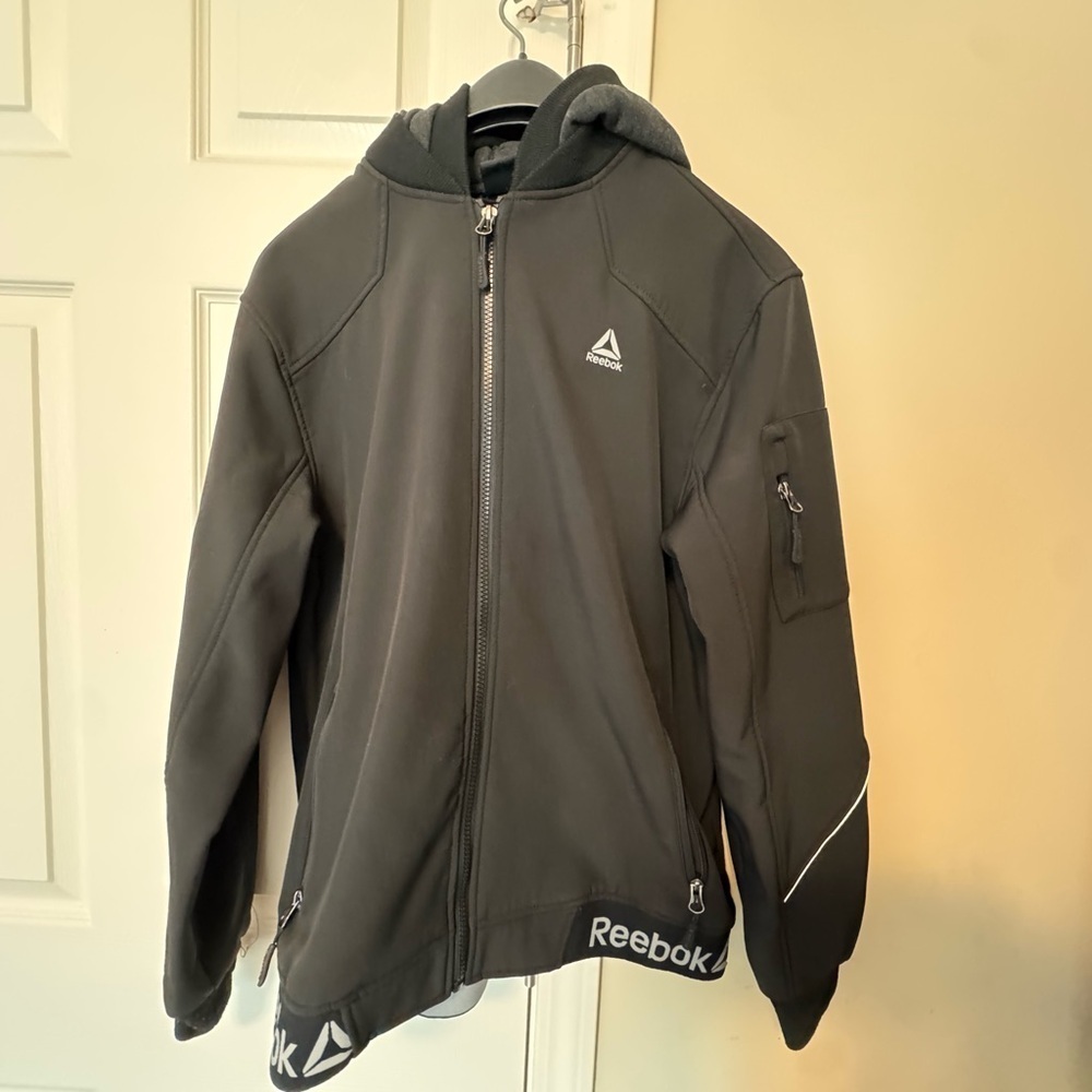 Reebok Charcoal Full-Zip Jacket - Picture 1 of 5